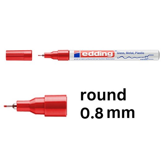 Edding 780 Red Paint Marker Extra Fine