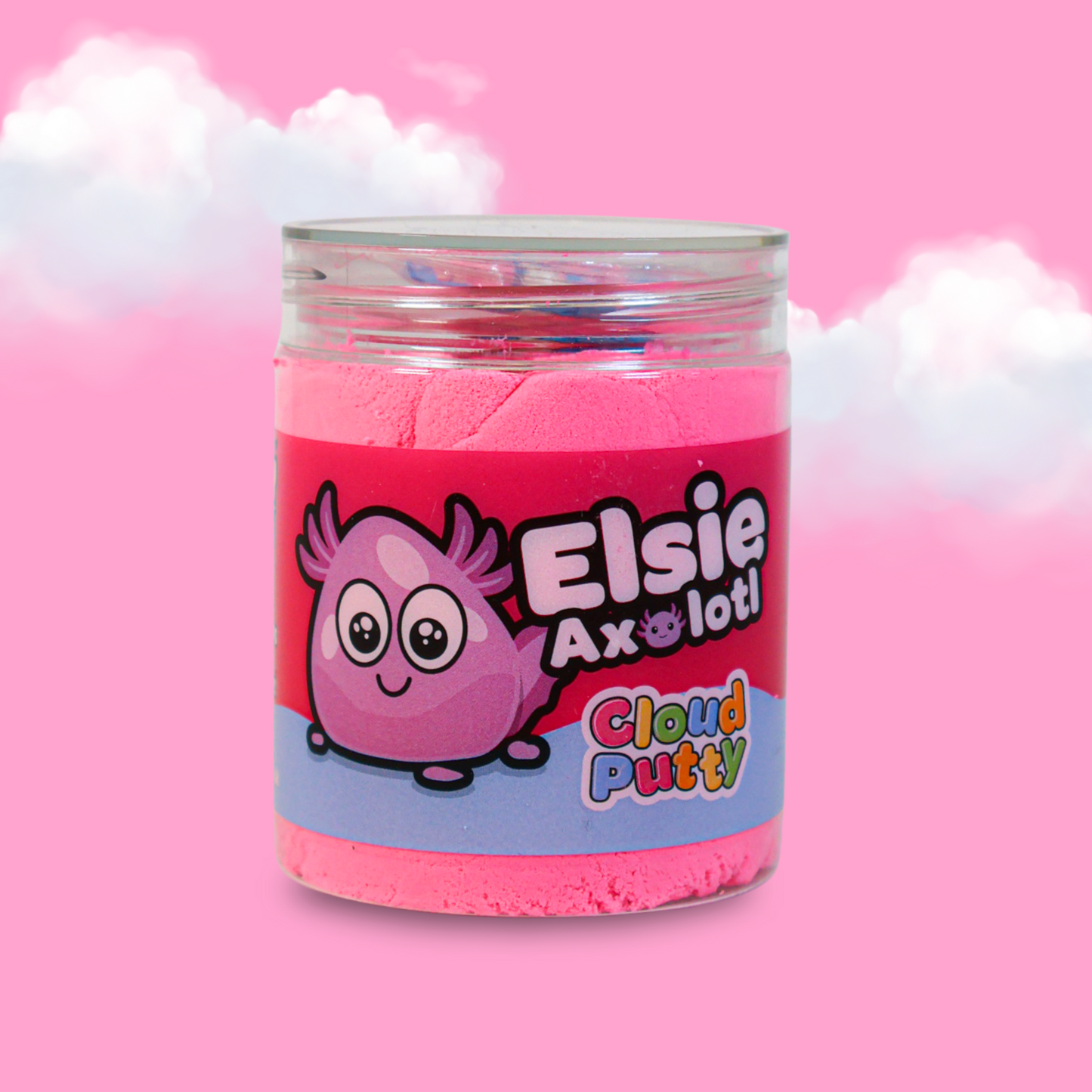 Elsie Axolotl Putty Pals Cloud Slime