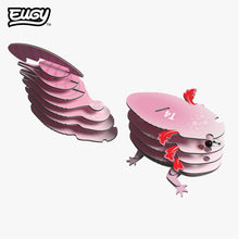 Eugy Axolotl 3D Model Craft Kit