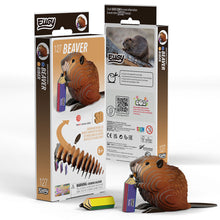 Eugy Beaver 3D Model Craft Kit