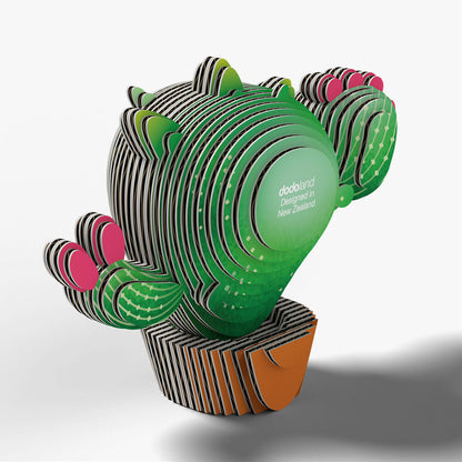 Eugy Cactus 3D Model Craft Kit
