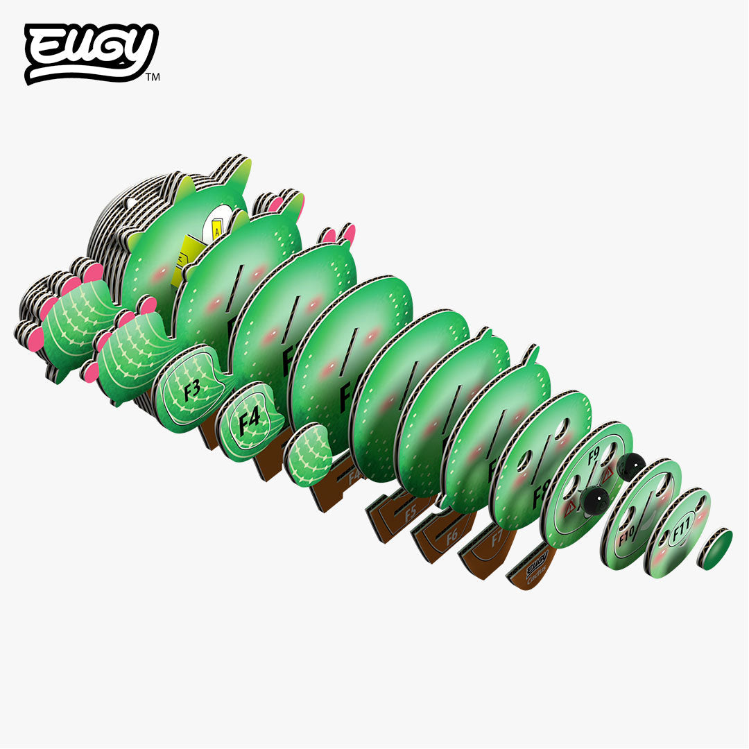 Eugy Cactus 3D Model Craft Kit