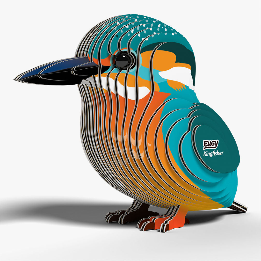 Eugy Kingfisher 3D Model Craft Kit