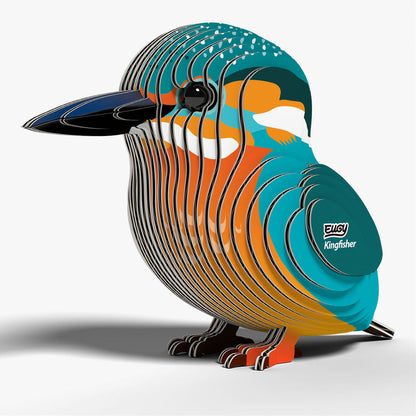 Eugy Kingfisher 3D Model Craft Kit