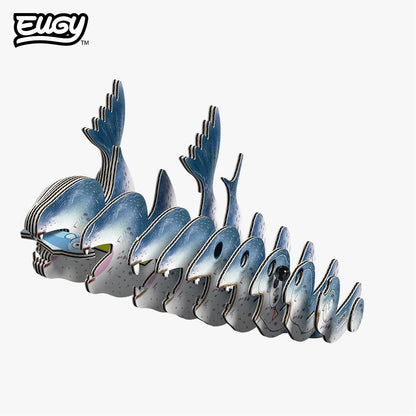 Eugy Leopard Seal 3D Model Craft Kit