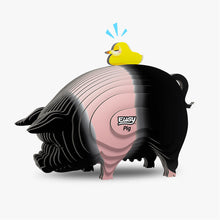 Eugy Pig 3D Model Craft Kit