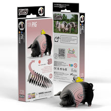 Eugy Pig 3D Model Craft Kit