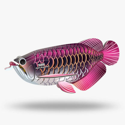 Eugy Asian Arowana 3D Model Craft Kit