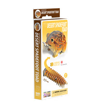 Eugy Desert Spadefoot Toad 3D Model Craft Kit