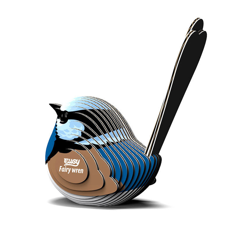 Eugy Fairy Wren 3D Model Craft Kit