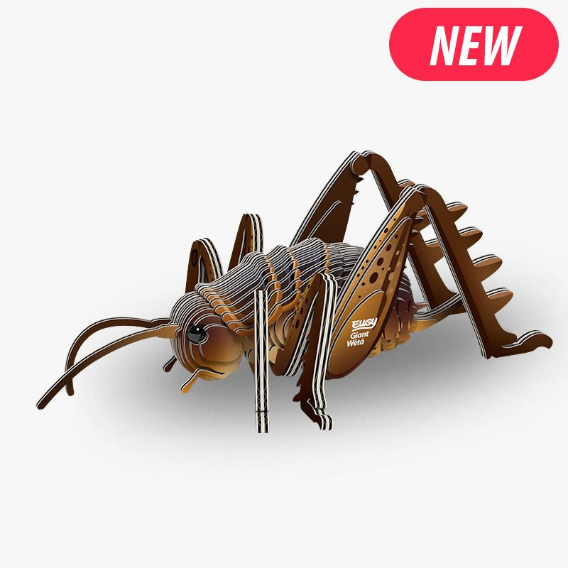 Eugy Giant Weta 3D Model Craft Kit