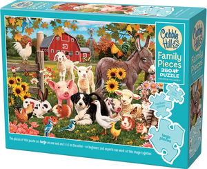 Cobble Hill Family Farm 350 Piece Jigsaw Puzzle