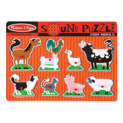 Melissa & Doug Farm Animal Sounds Puzzle