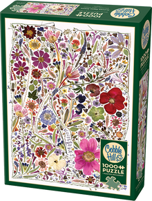 Flower Press Spring 1000 Piece Jigsaw Puzzle