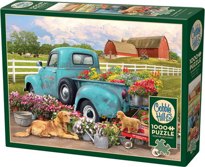 Flower Truck 1000 Piece Jigsaw Puzzle
