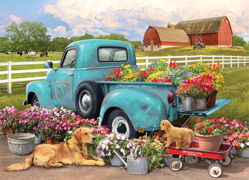 Flower Truck 1000 Piece Jigsaw Puzzle