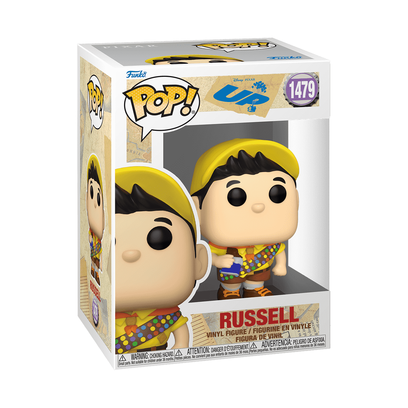 Funko Pop Russell with Chocolate Bar Disney Up
