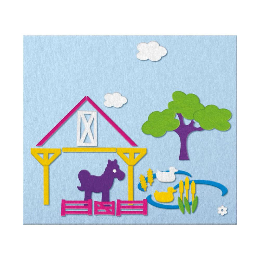 Fuzzy Felt Farm Animals