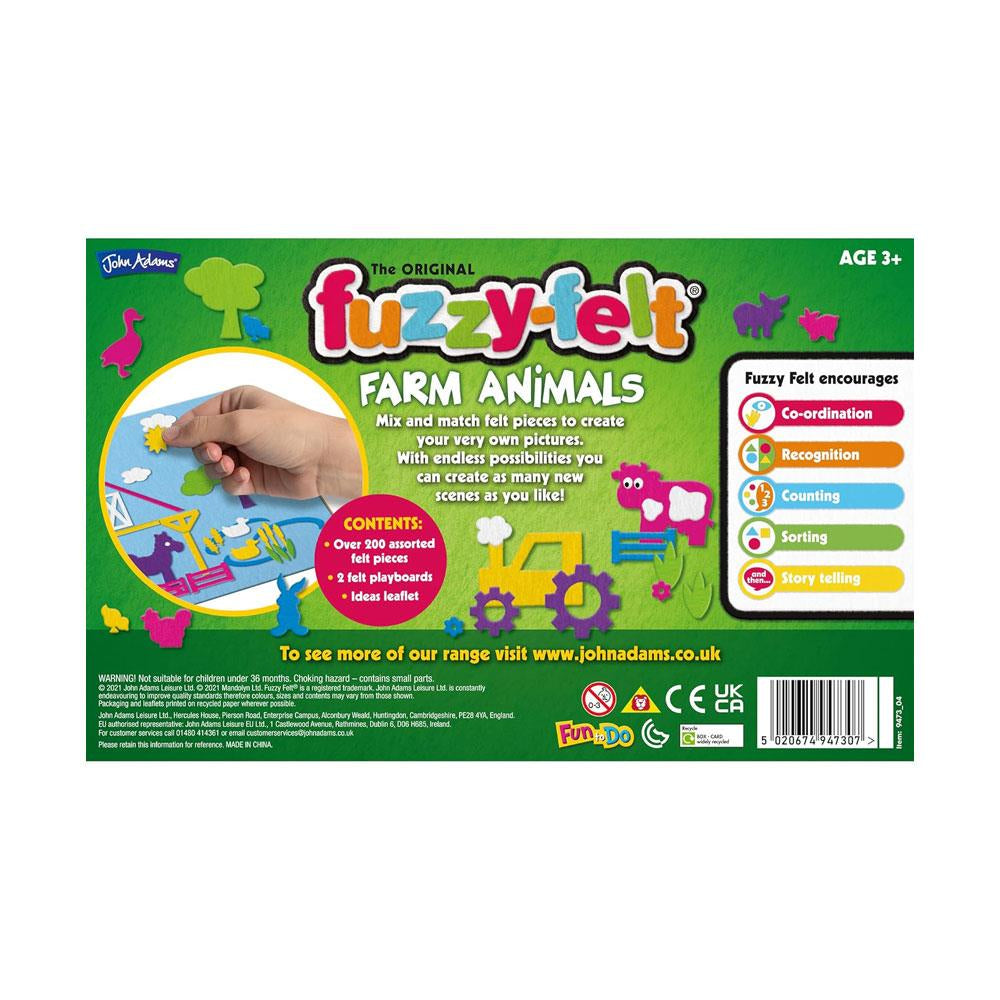 Fuzzy Felt Farm Animals