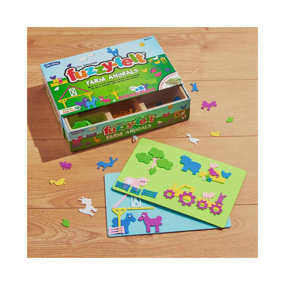 Fuzzy Felt Farm Animals