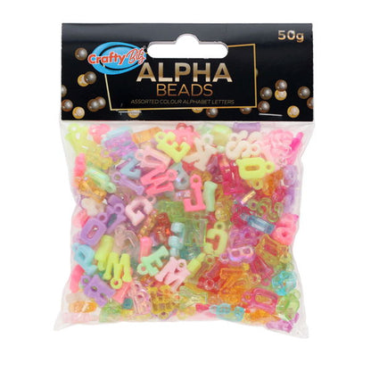 50g Alpha Beads asst
