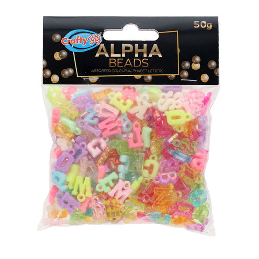50g Alpha Beads asst