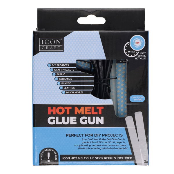 Icon Craft
Hot Melt Glue Gun Polka Dot Blue