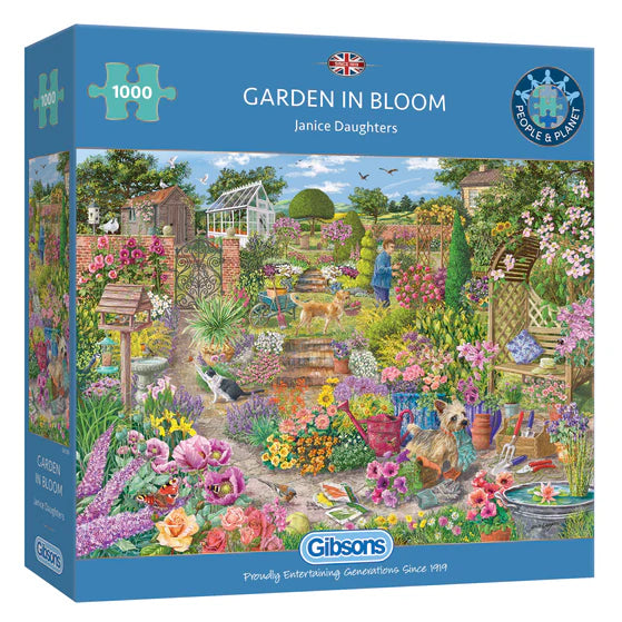 Garden in Bloom 1000 Piece Jigsaw Puzzle