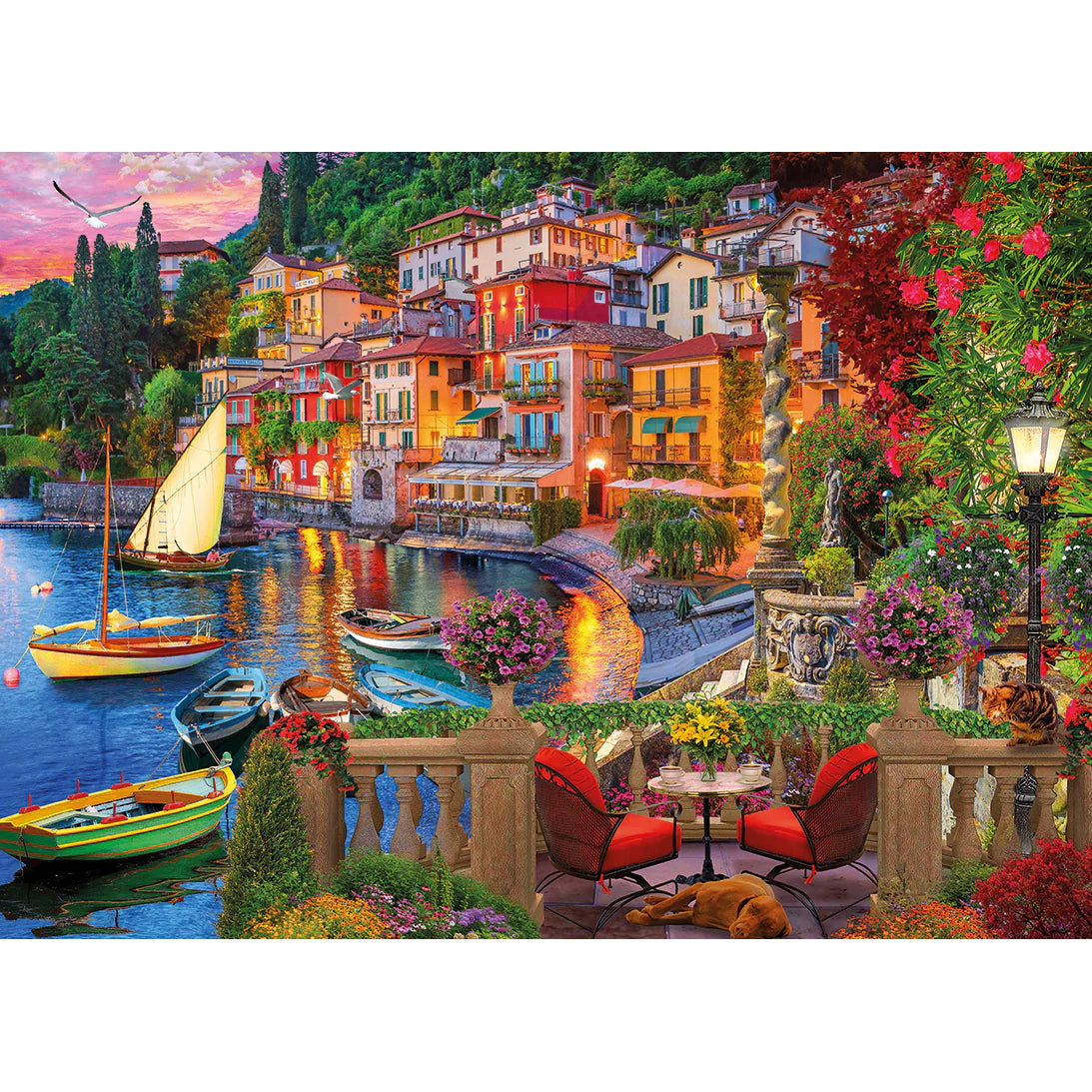 Lake Como 1000 Piece Jigsaw Puzzle