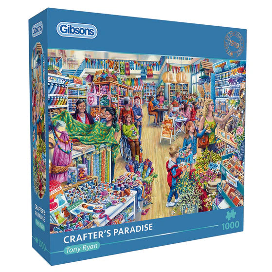 Crafters Paradise 1000 Piece Jigsaw Puzzle