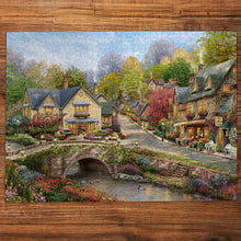 Thomas Kinkade Summer in Cobblestone Village 1000 Piece Jigsaw Puzzle