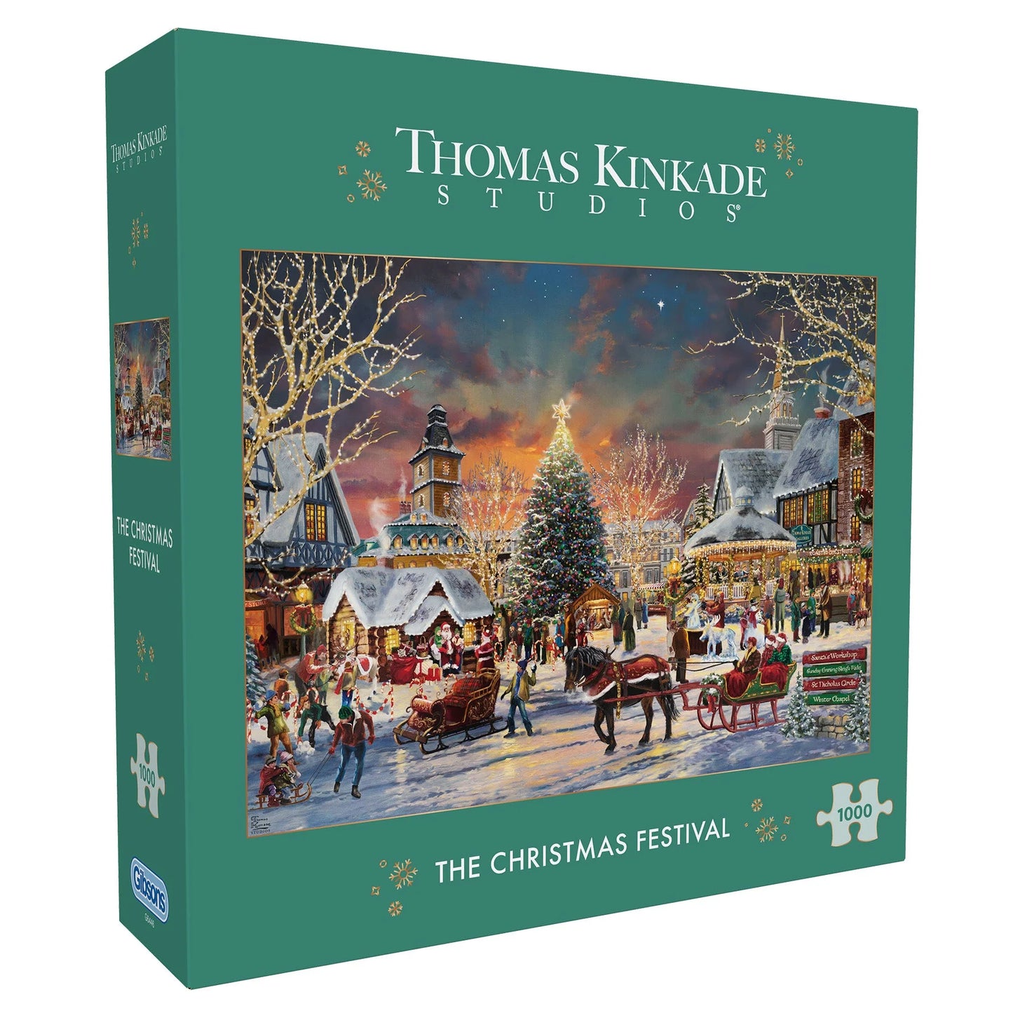 Thomas Kinkade 100 Piece Christmas Jigsaw Puzzle