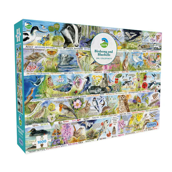 Birdsong & Bluebells 1000 Piece Jigsaw Puzzle