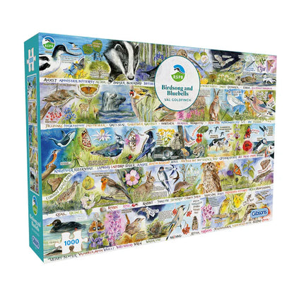 Birdsong & Bluebells 1000 Piece Jigsaw Puzzle