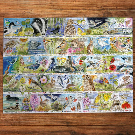 Birdsong & Bluebells 1000 Piece Jigsaw Puzzle