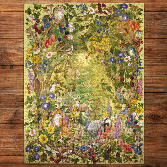 Sunlight Glade Art 1000 Piece Jigsaw Puzzle