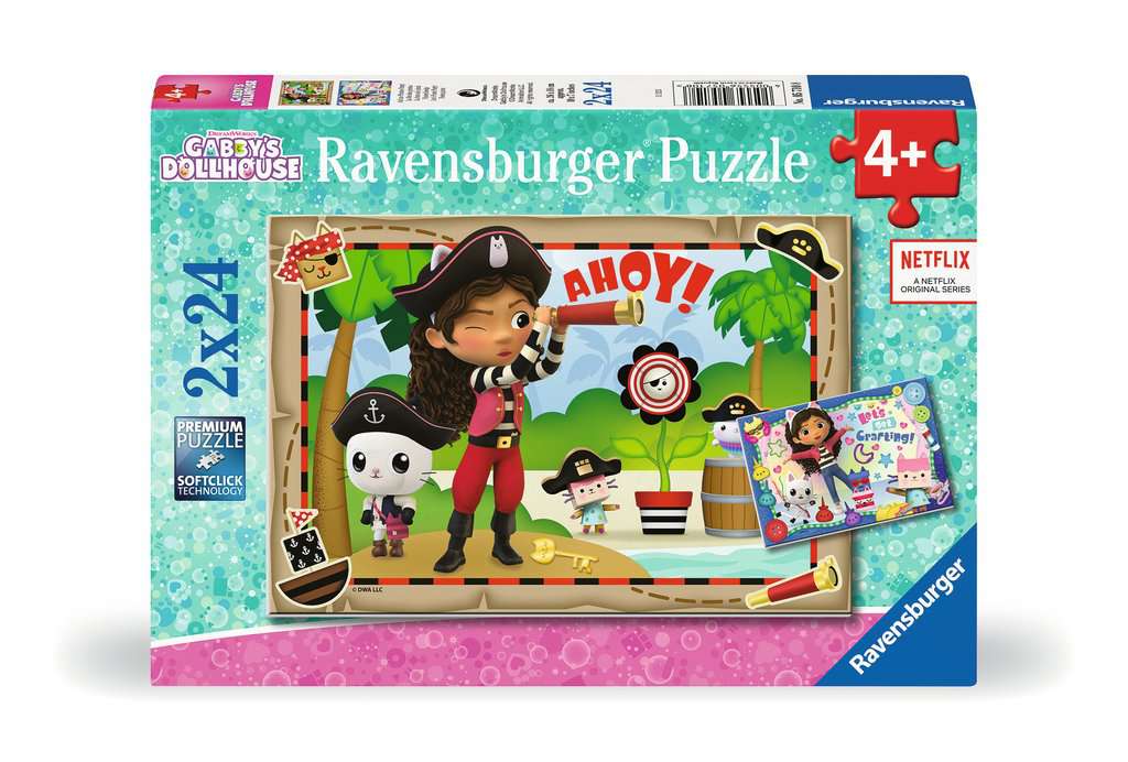 Ravensburger Gabbys Dollhouse 2 x 24 Piece Jigsaw Puzzle