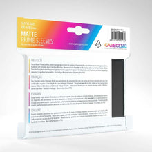 Gamegenic Matte Prime Sleeves Black