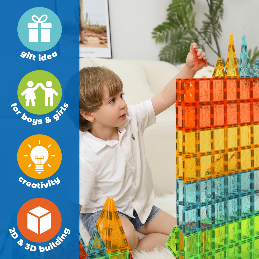 Geomag Tiles Gems 60 pce