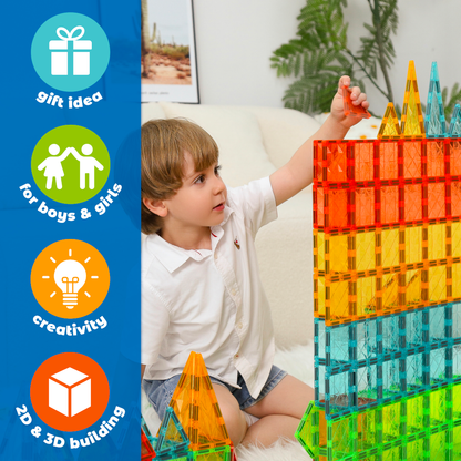Geomag Tiles Gems 60 pce