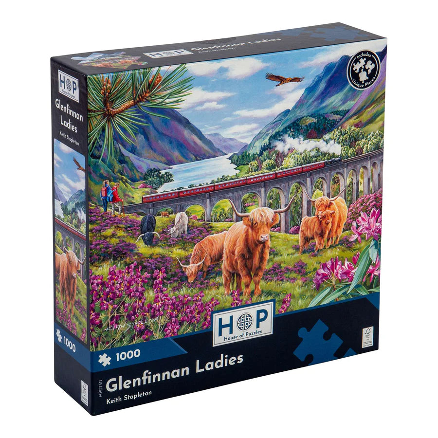 Glenfinnan Ladies 1000 Piece Jigsaw Puzzle