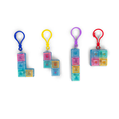 Glitter Clicker Keychain