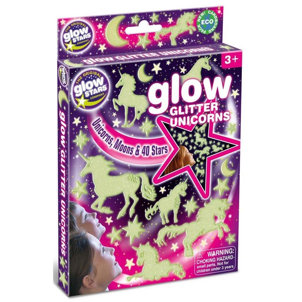 Glow Glitter Unicorns