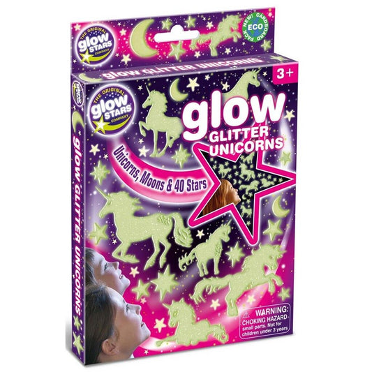Glow Glitter Unicorns
