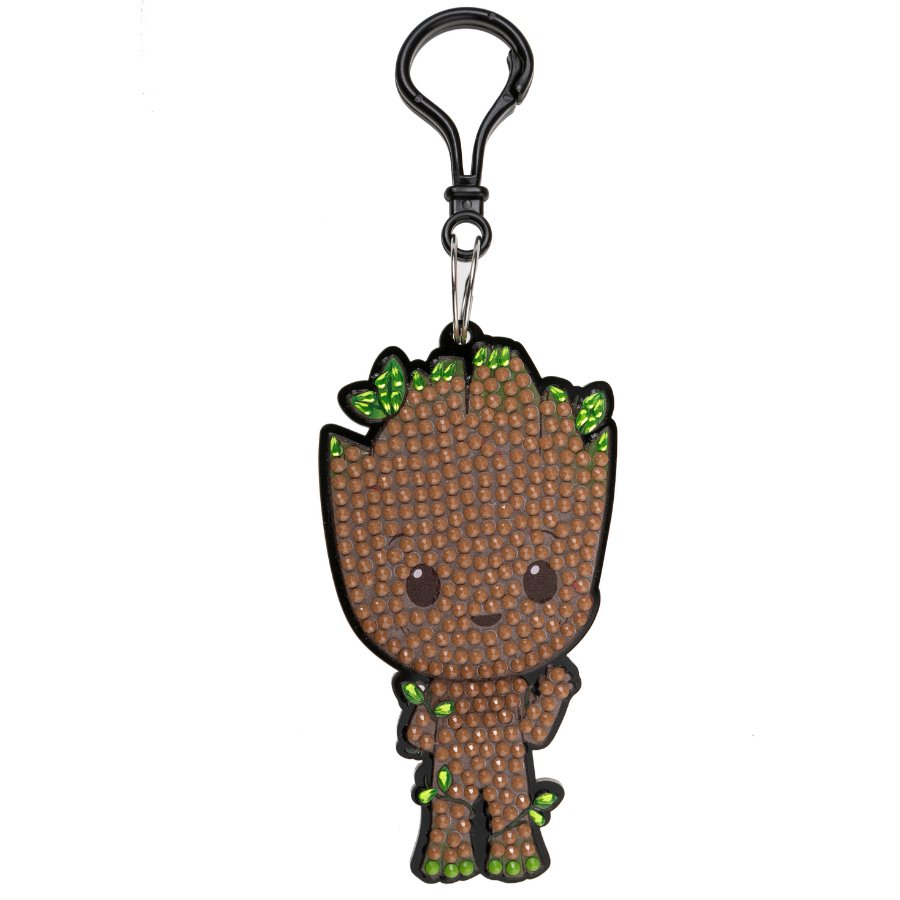 Crystal Art Bag Charm Groot