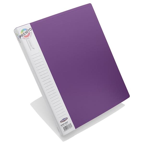 Premto A4 40 Pocket Display Book Grape Juice