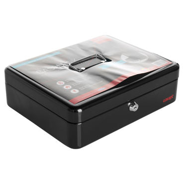 Concept 12In Metal Cash Box Black