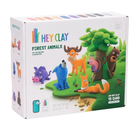 Hey Clay 15 Can Forest Animal