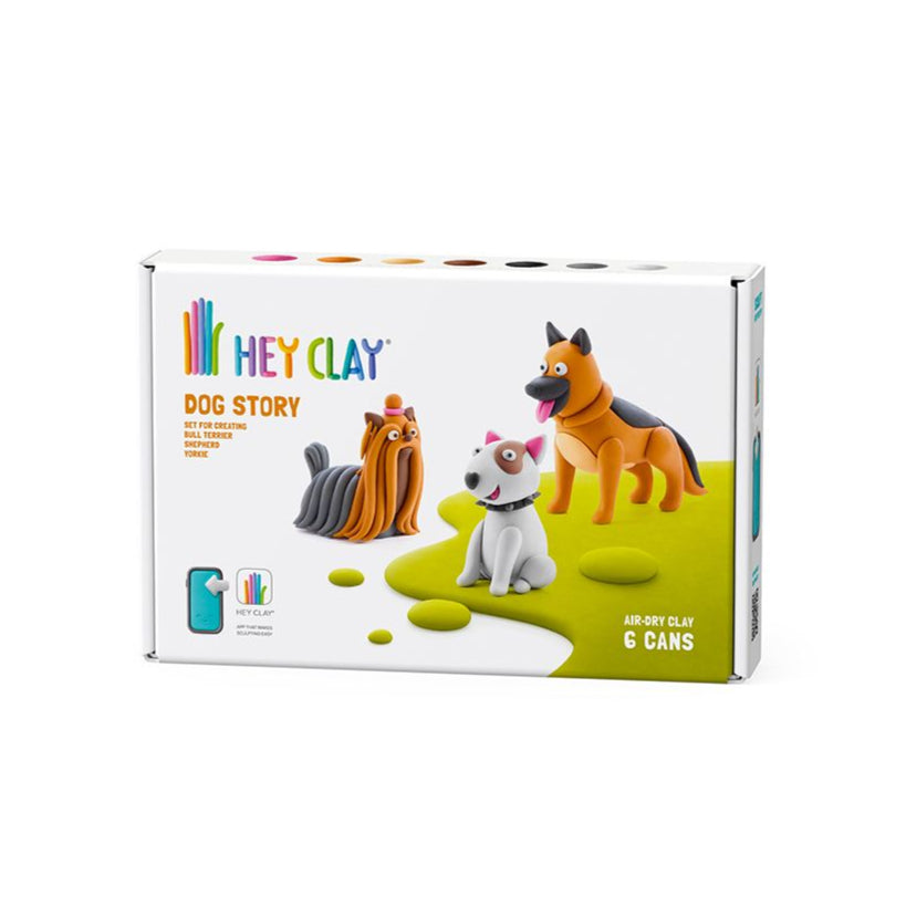 Hey Clay Dog 6 Can Story Set