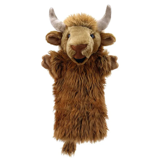 Highland Cow Long Sleeve Puppet